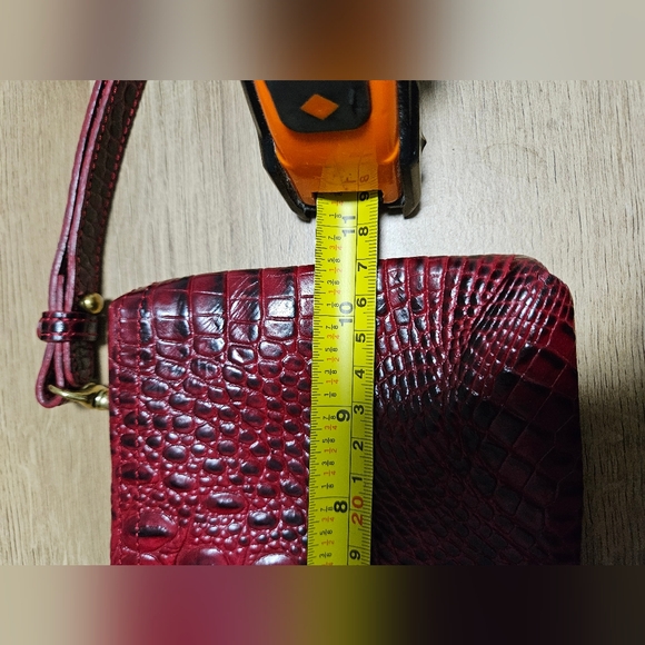 Brahmin Crimson Melbourne Rosalyn Wristlet Clutch - Picture 8 of 8